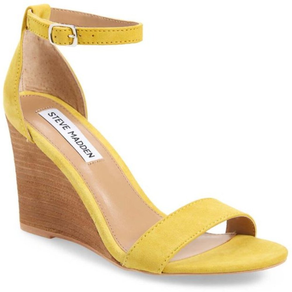 Steve Madden Mary wedge ankle strap sandals 8.5